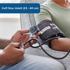 aneroid sphygmomanometer unit mckesson lumeon adult cuff nylon cuff 23 40 cm pocket aneroid packaging type box
