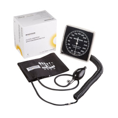 aneroid sphygmomanometer unit mckesson lumeon adult cuff nylon cuff 23 40 cm wall mount packaging type each