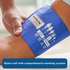 aneroid sphygmomanometer unit mckesson lumeon small adult cuff nylon cuff 19 27 cm pocket aneroid packaging type box