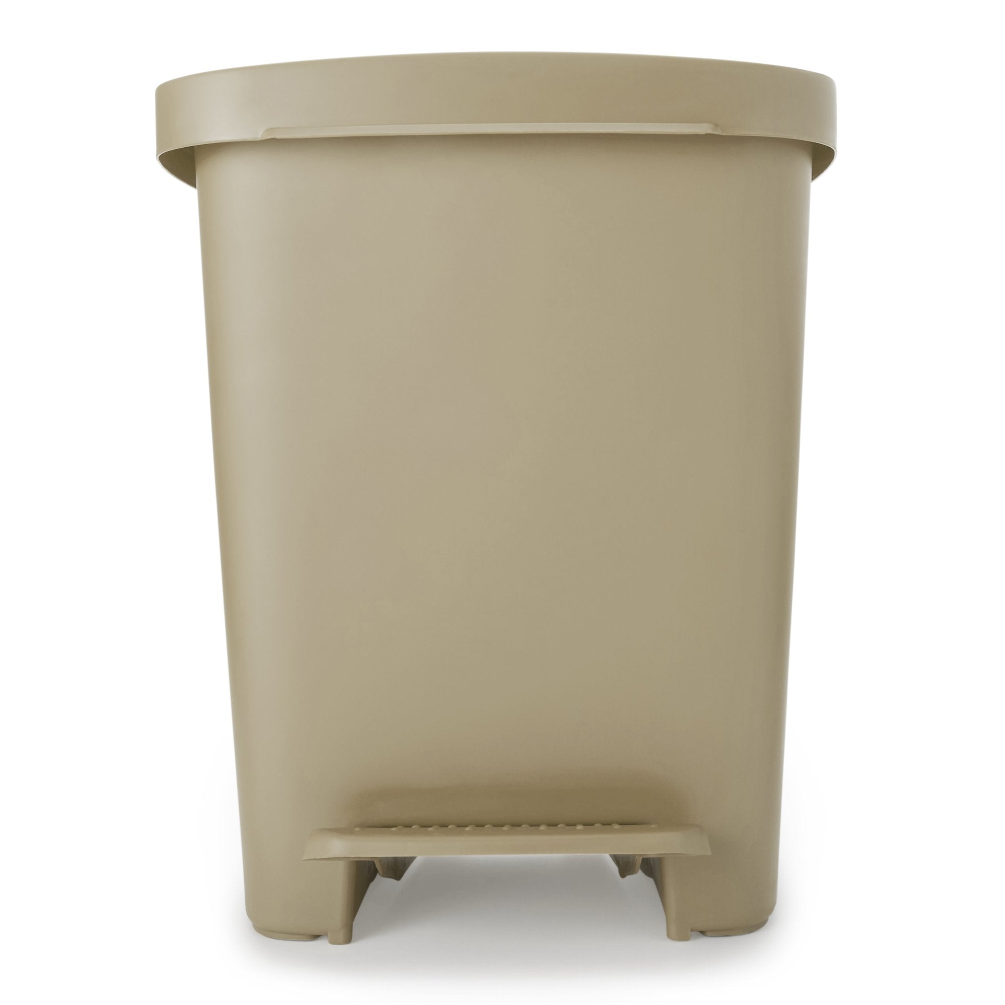 Trash Can McKesson 32 Quart / 8 gal. Beige Plastic Rectangular, Packaging Type- Each