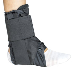 ankle brace mckesson medium lace up figure 8 strap hook and loop closure foot packaging type each