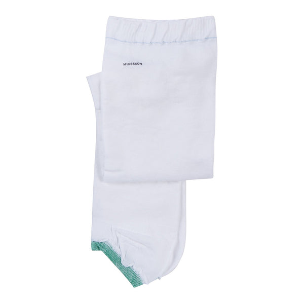 Anti embolism Stocking McKesson Knee High Small / Long White Inspection Toe