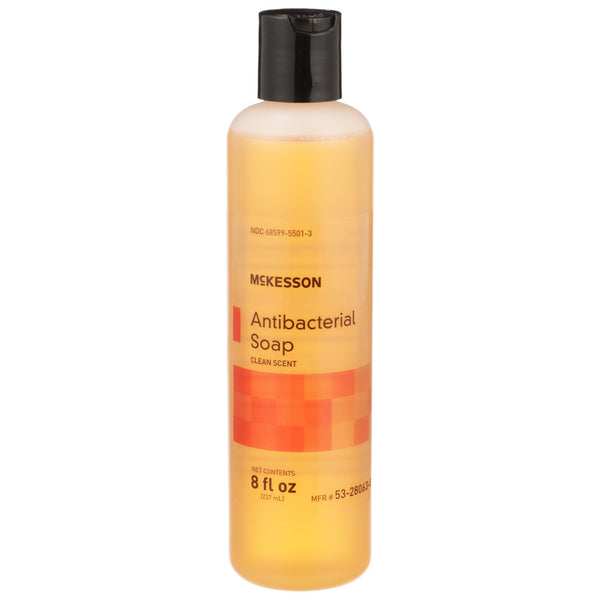 Antibacterial Soap McKesson Liquid 8 oz. Bottle Clean Scent