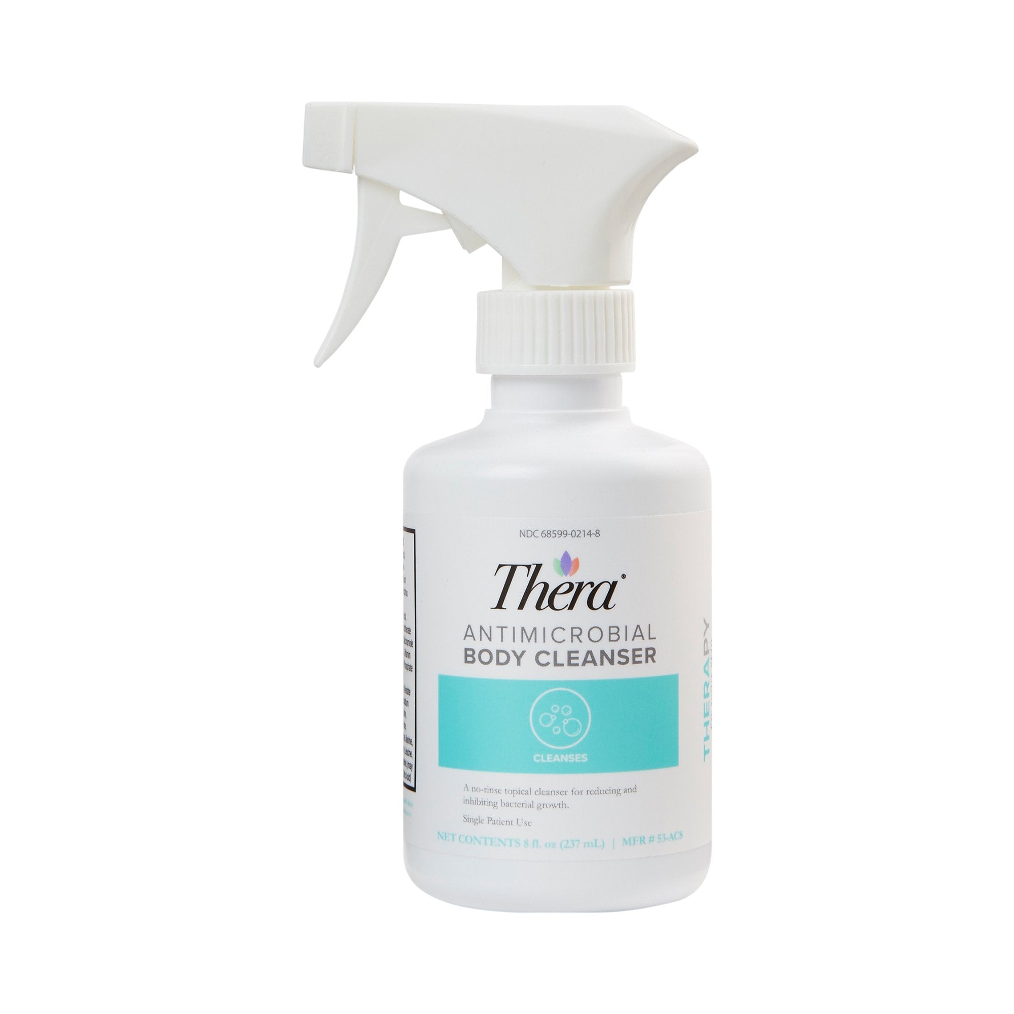 Antimicrobial Body Wash Thera Liquid 8 oz. Pump Bottle Scented
