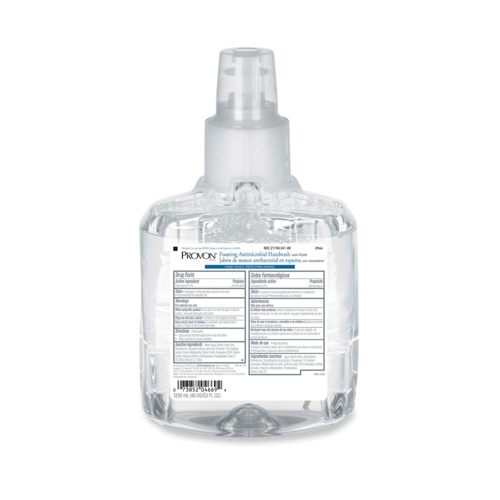 Antimicrobial Soap PROVON Foaming 1,200 mL Dispenser Refill Bottle Floral Scent