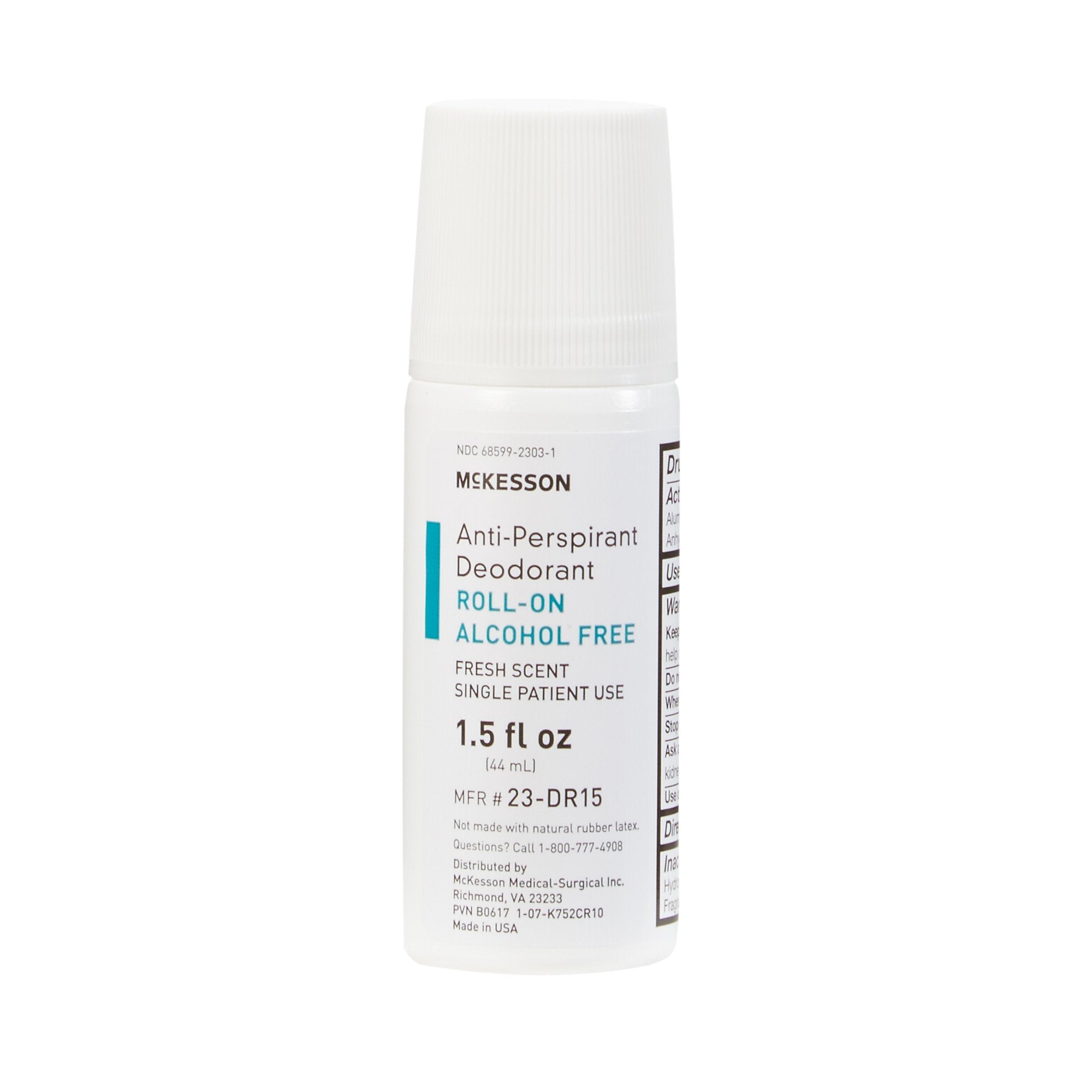 Antiperspirant / Deodorant McKesson Roll On 1.5 oz. Fresh Scent
