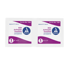 antiseptic skin towelette dynarex individual packet scented 100 count packaging type case