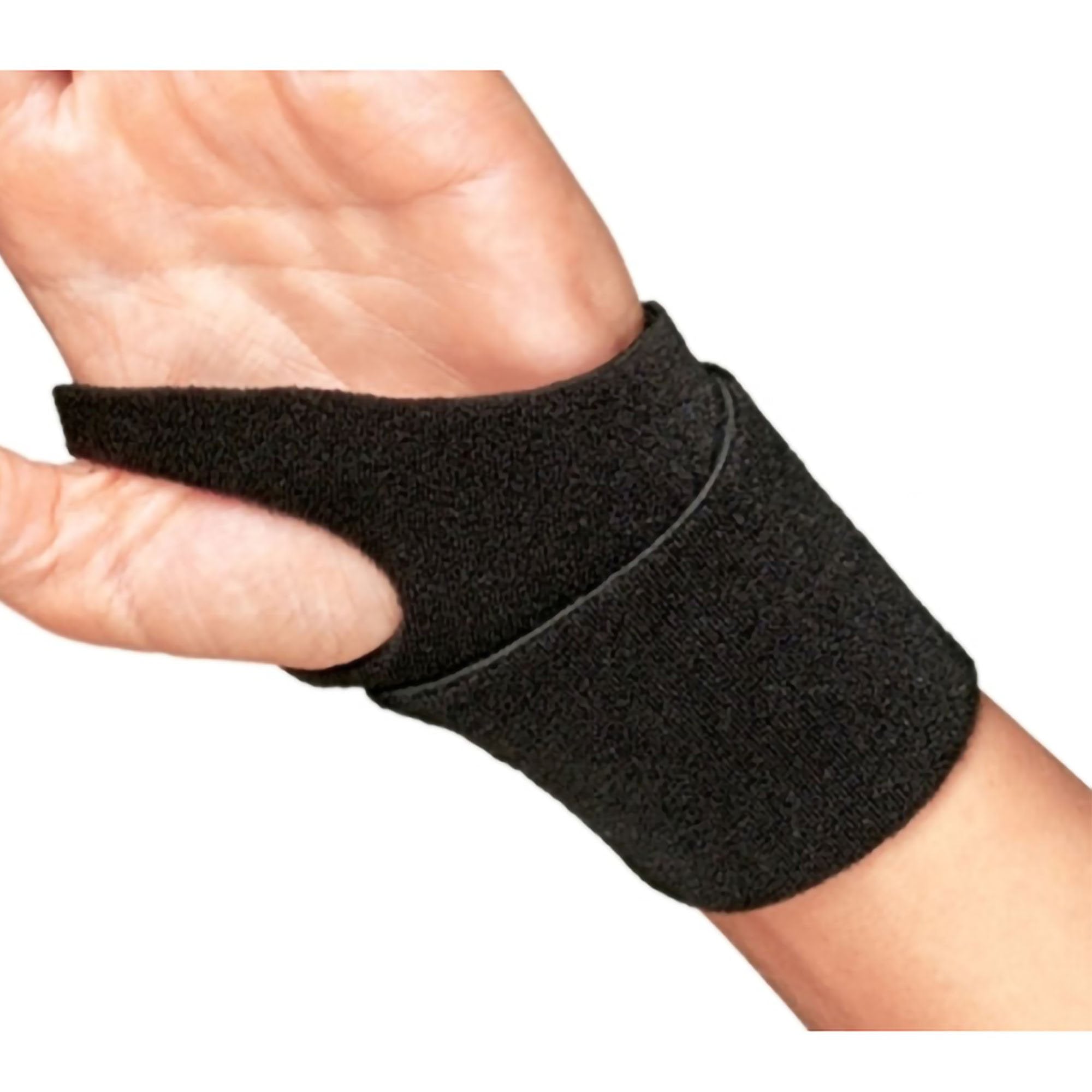 Wrist Support ProCare Wraparound / Wristlet Neoprene Left or Right Wrist Black One Size Fits Most