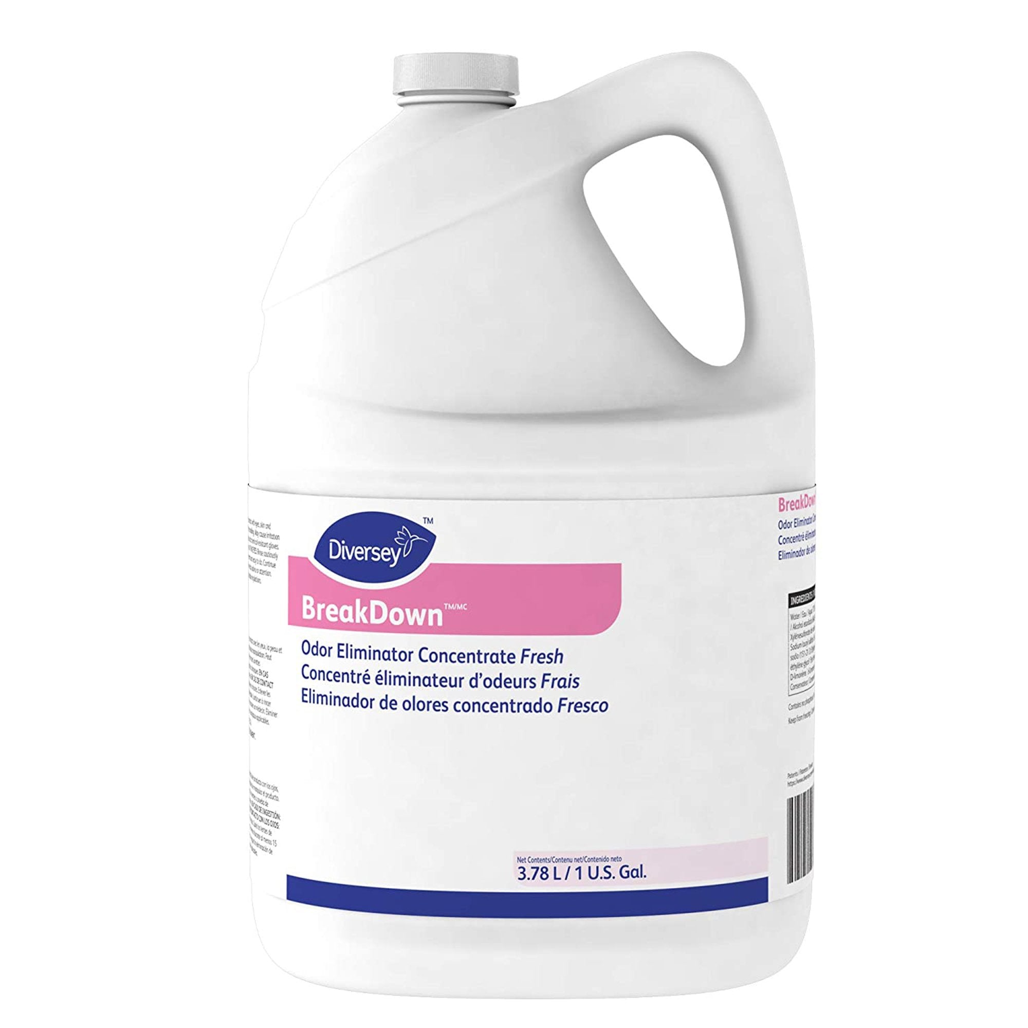 Deodorizer Diversey BreakDown Liquid Concentrate 1 gal. Jug Cherry Almond Scent, Packaging Type- Case