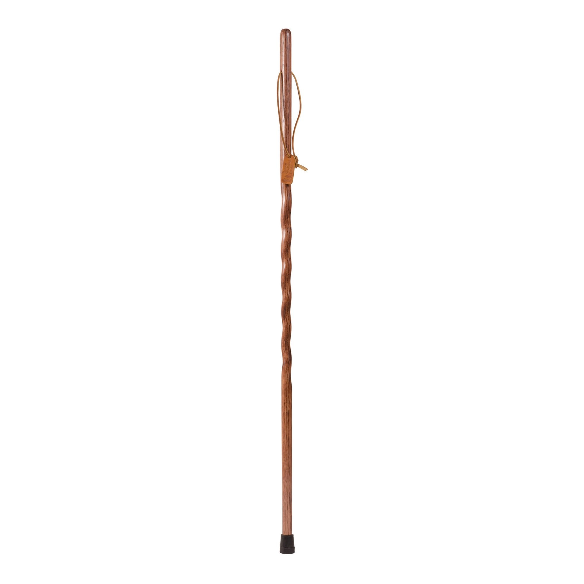 Walking Stick Brazos Twisted Wood 48 Inch Height Red