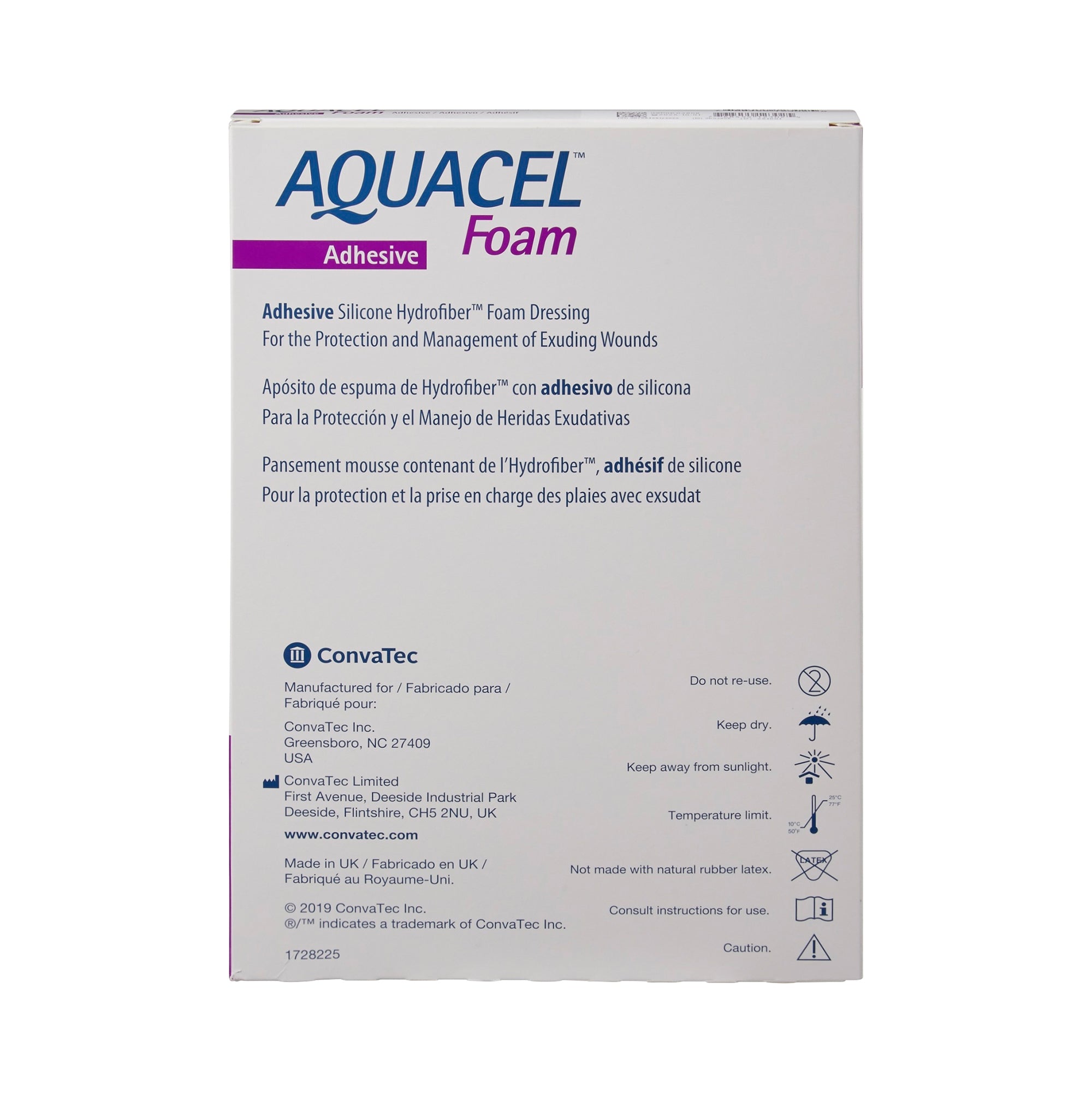 aquacel silicone adhesive with border silicone foam dressing 5 x 8 inch aquacel foam dressing mk802597bx