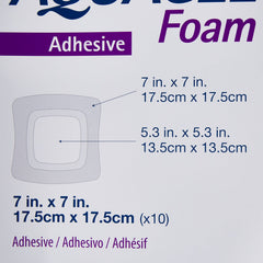 aquacel silicone adhesive with border silicone foam dressing 7 x 7 inch aquacel foam dressing mk802595bx