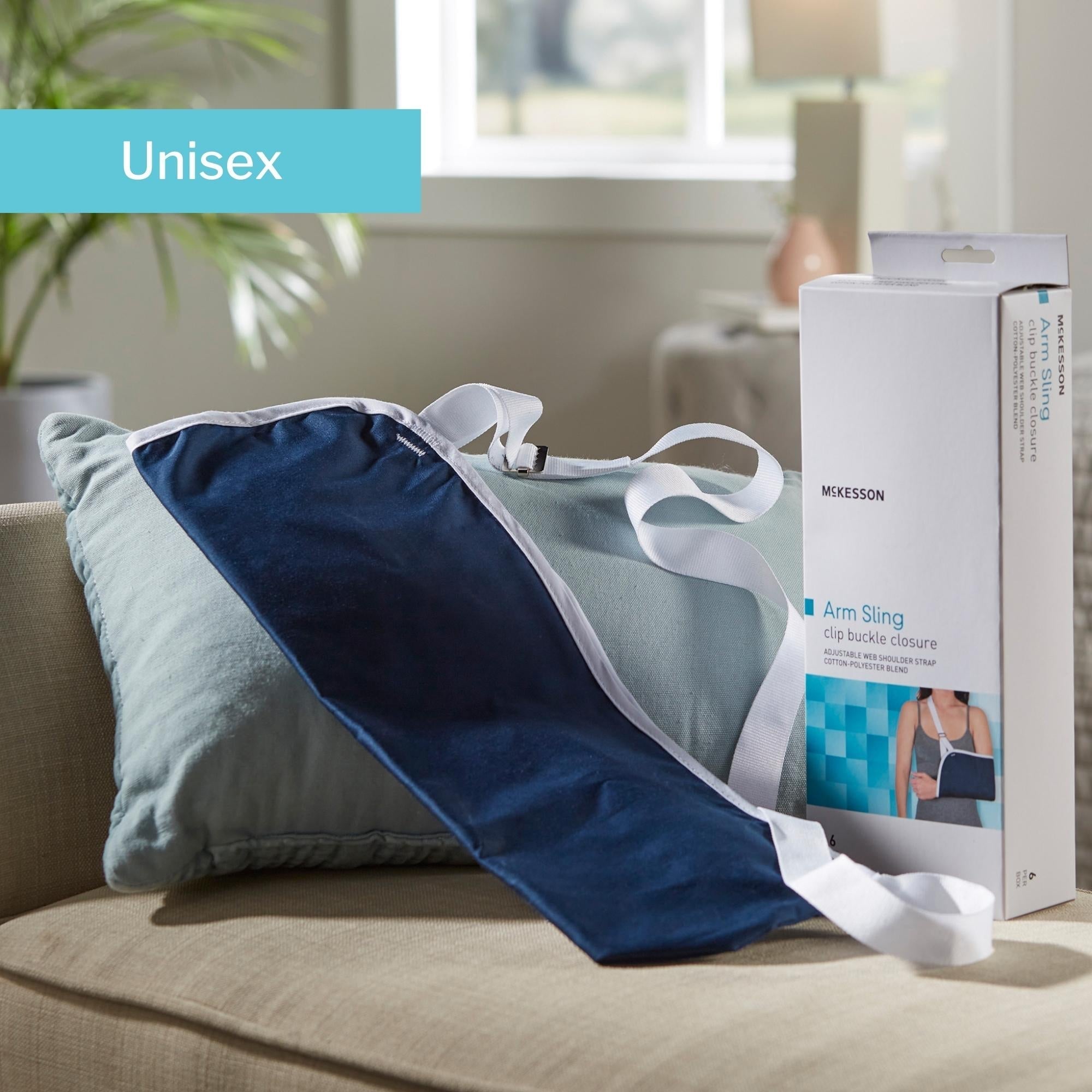 arm sling mckesson buckle closure adjustable strap large packaging type box