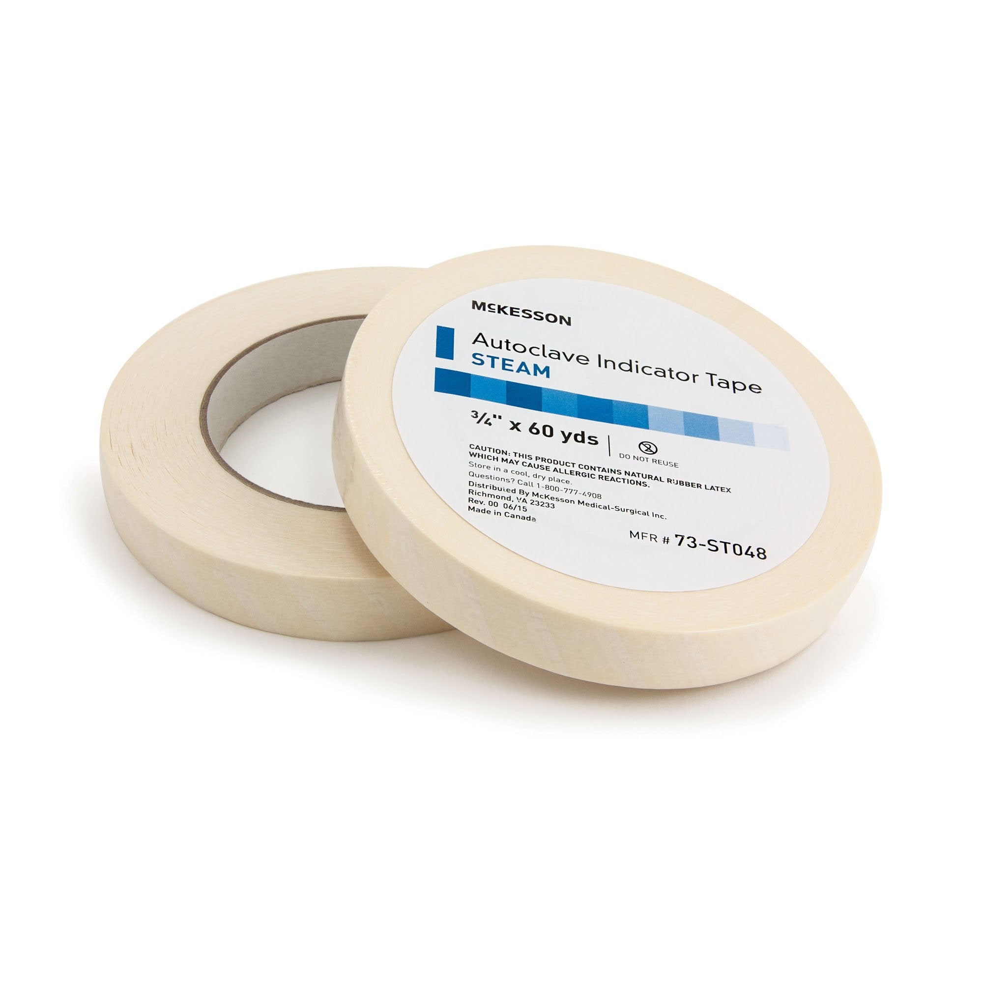 Steam Indicator Tape McKesson 3/4 Inch X 60 Yard Steam, Packaging Type- Case