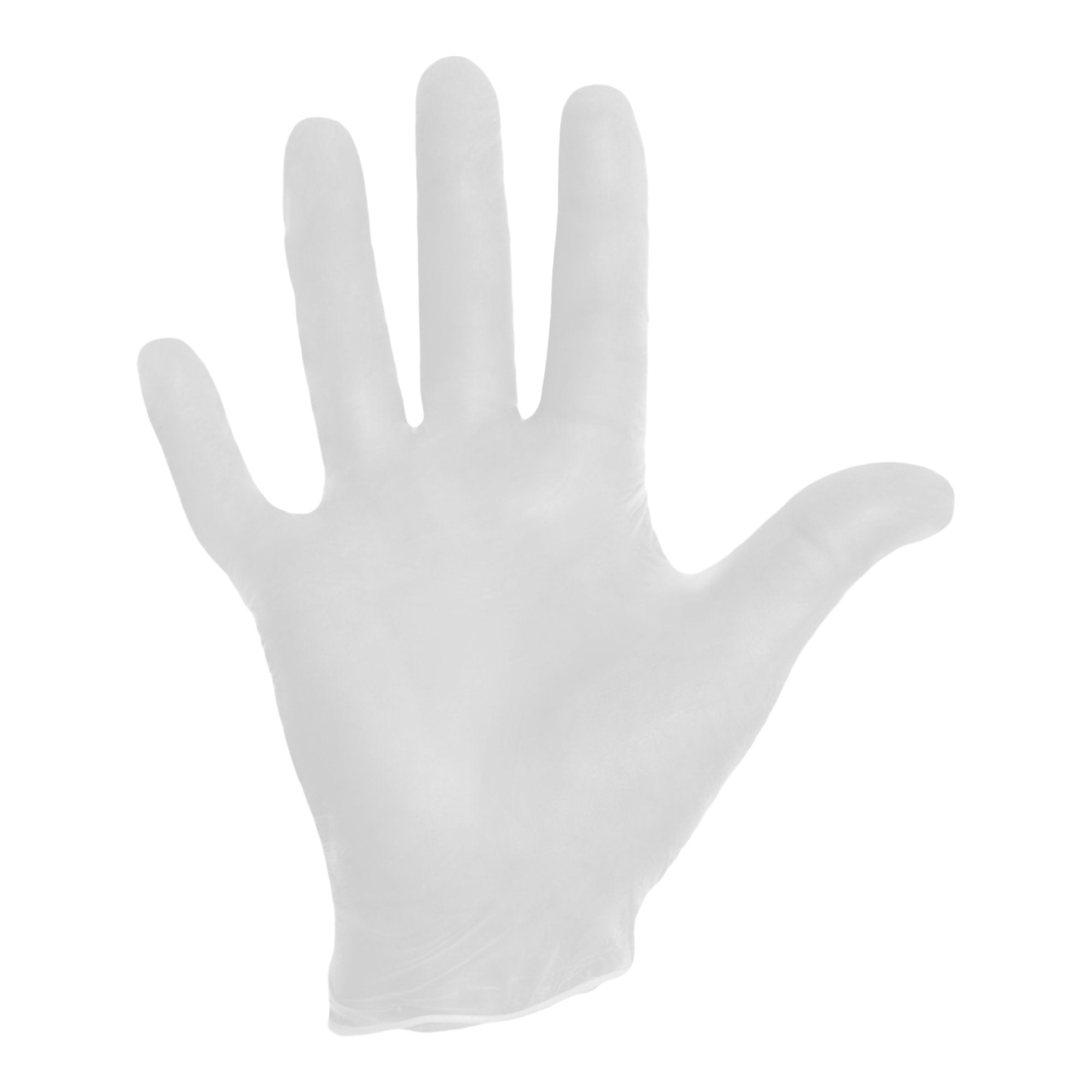 Exam Glove Halyard Medium NonSterile Vinyl Standard Cuff Length Smooth White Not Rated