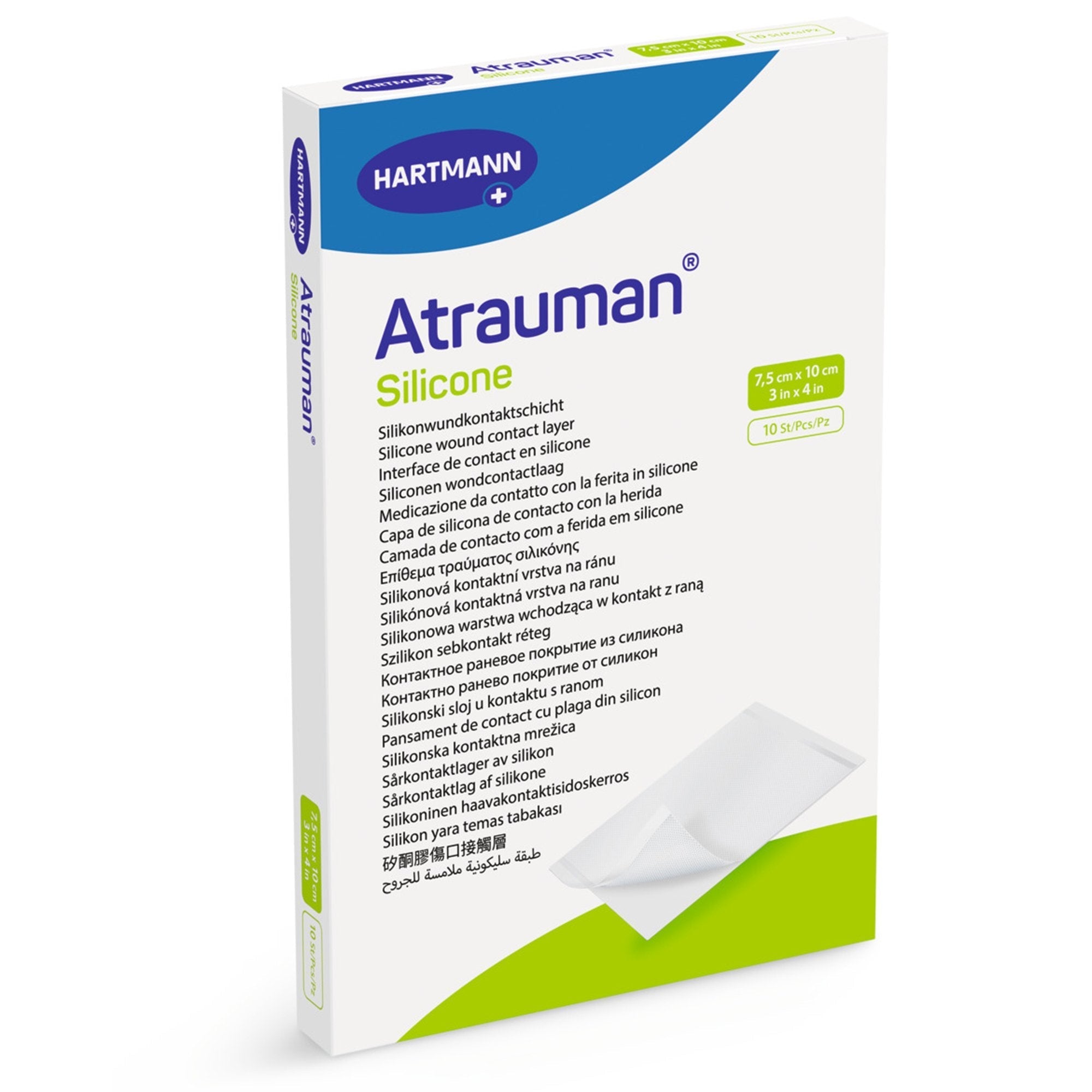 Wound Contact Layer Dressing Atrauman Silicone 3 X 4 Inch Sterile