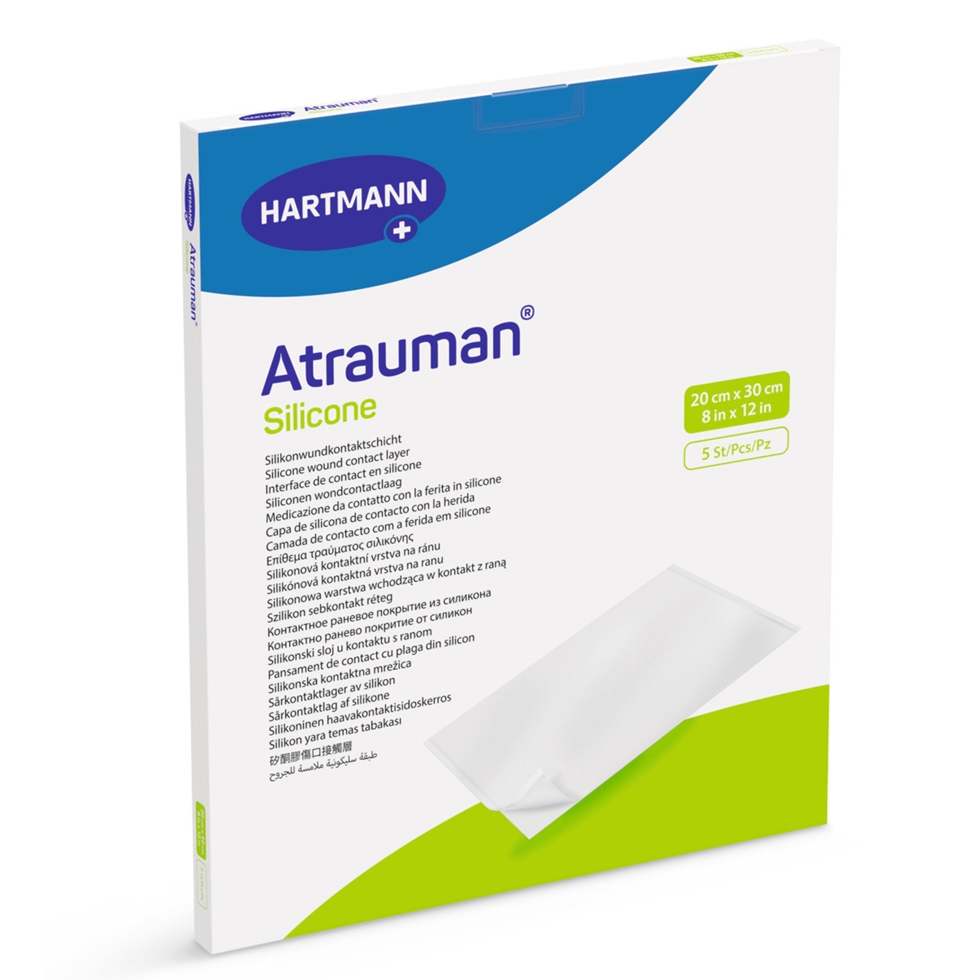 Wound Contact Layer Dressing Atrauman Silicone 8 X 12 Inch Sterile