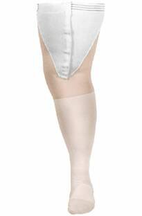 Anti embolism Stocking ATS Thigh High 2X Large / Regular White Inspection Toe