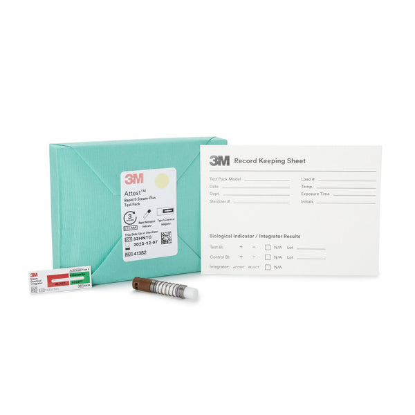 Attest Rapid 5 Steam Plus Sterilization Biological Indicator Pack Steam 2 Inch Length