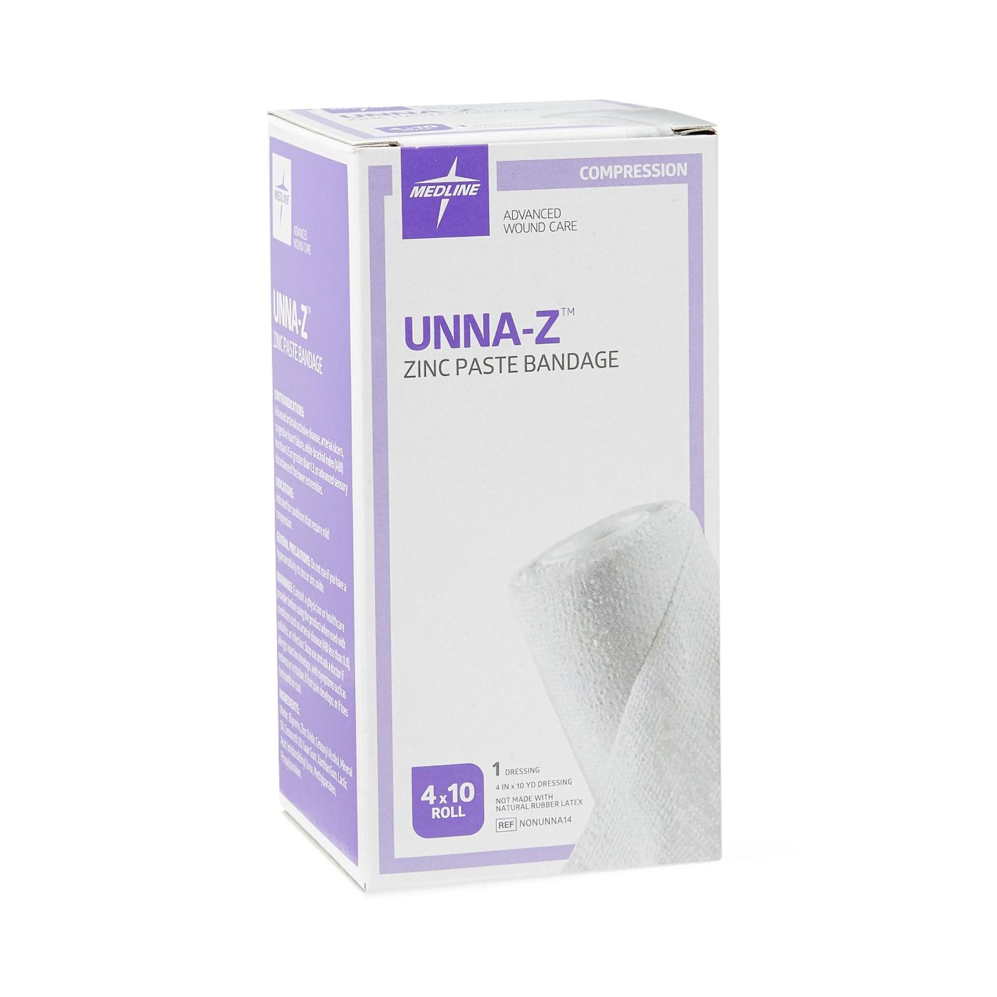 Unna Boot Unna-Z Zinc Oxide 4 Inch X 10 Yard, Packaging Type- Case