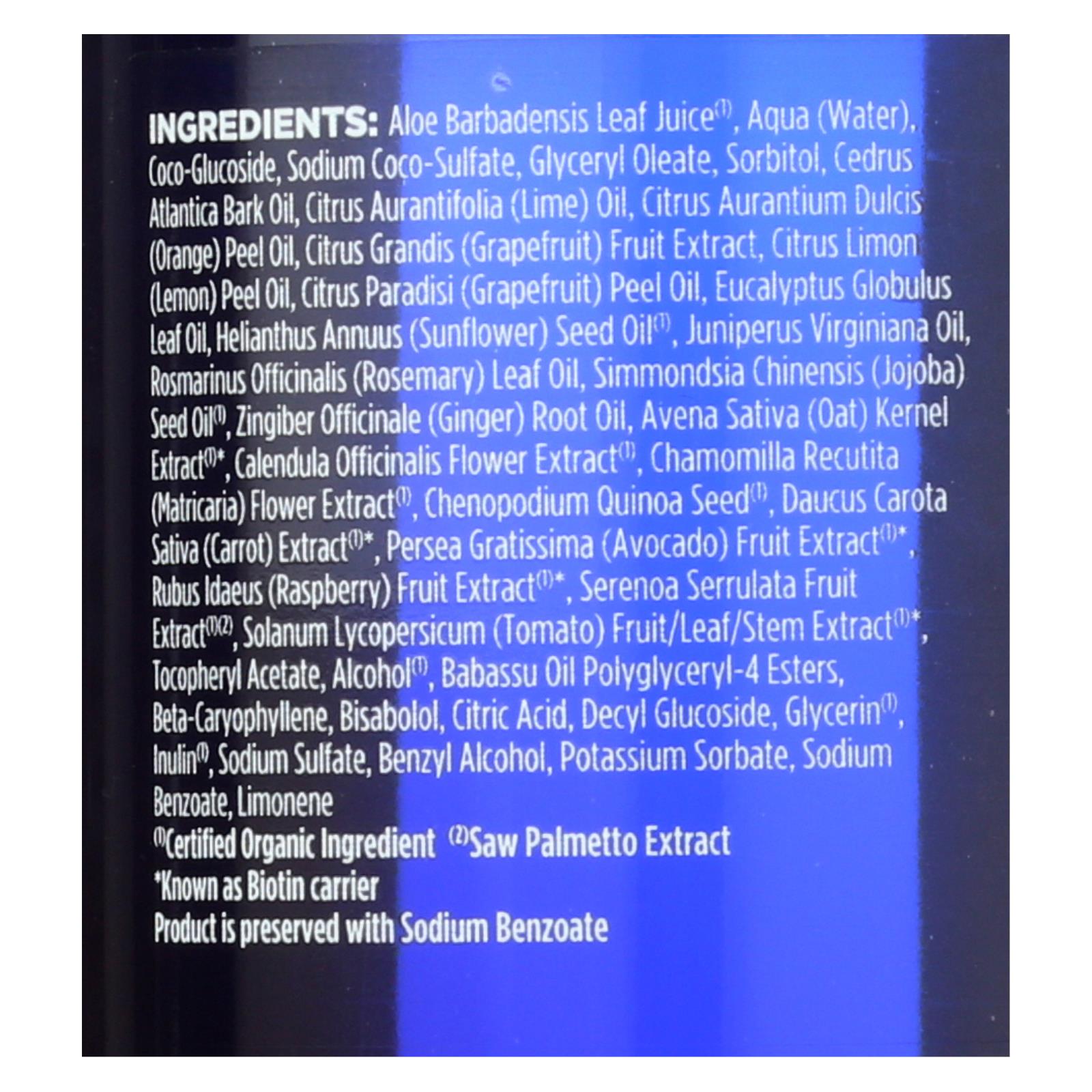 avalon organics thickening shampoo biotin b complex therapy 14 fl oz