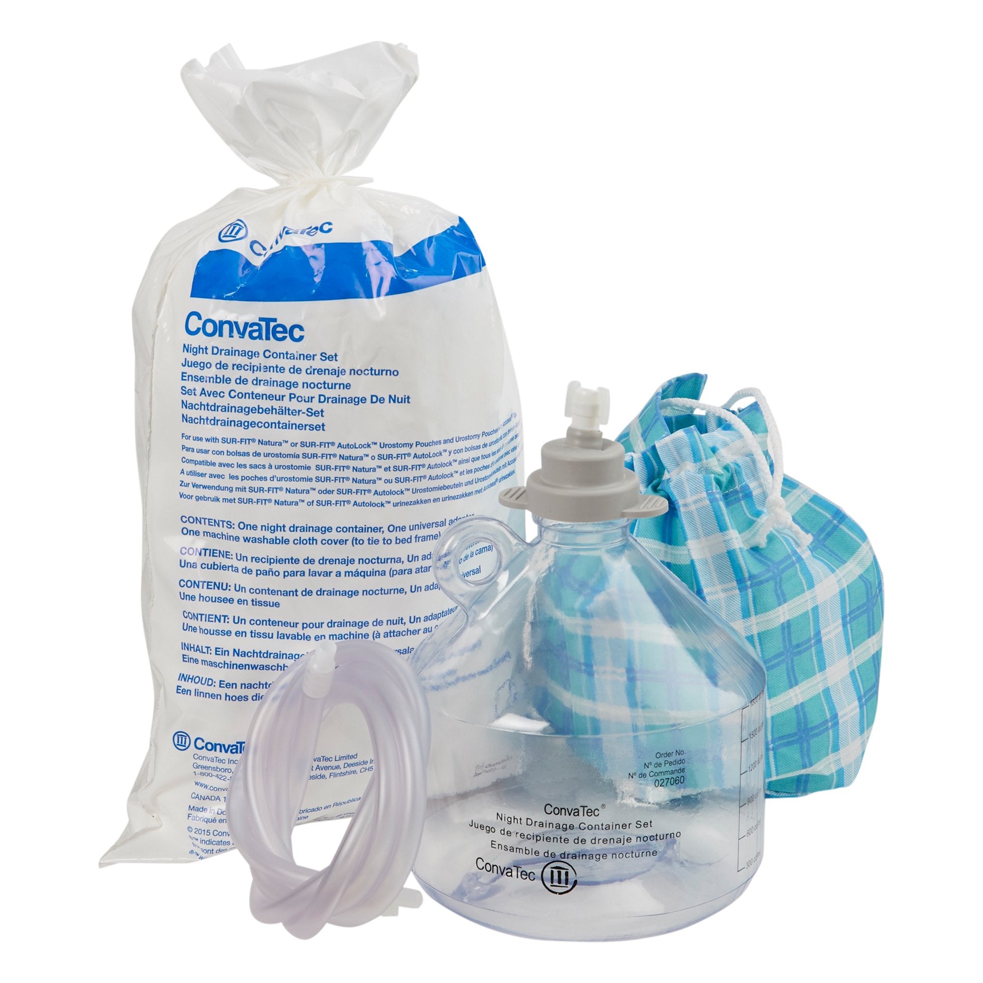 Urinary Night Drainage System ConvaTec Without Valve NonSterile 2000 mL Plastic, Packaging Type- Box