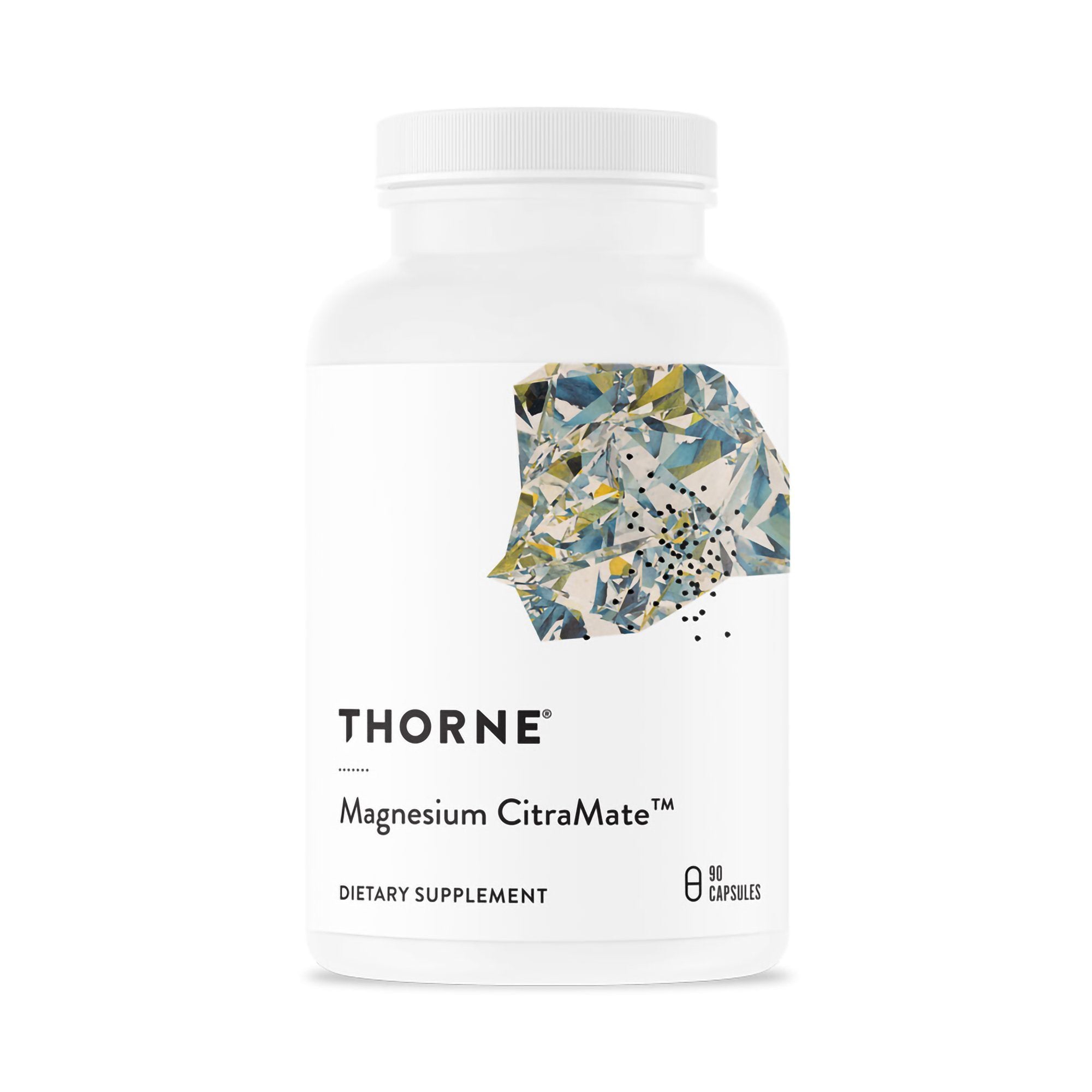 Dietary Supplement THORNE Magnesium CitraMate Magnesium 135 mg Strength Capsule 90 per Bottle, Packaging Type- Case