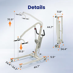 ay02 electric transfer hoyer lift