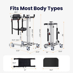 ay06 electric folding transfer lift