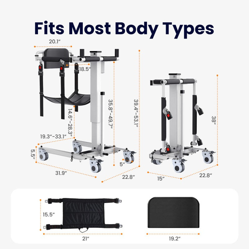 ay06 electric folding transfer lift