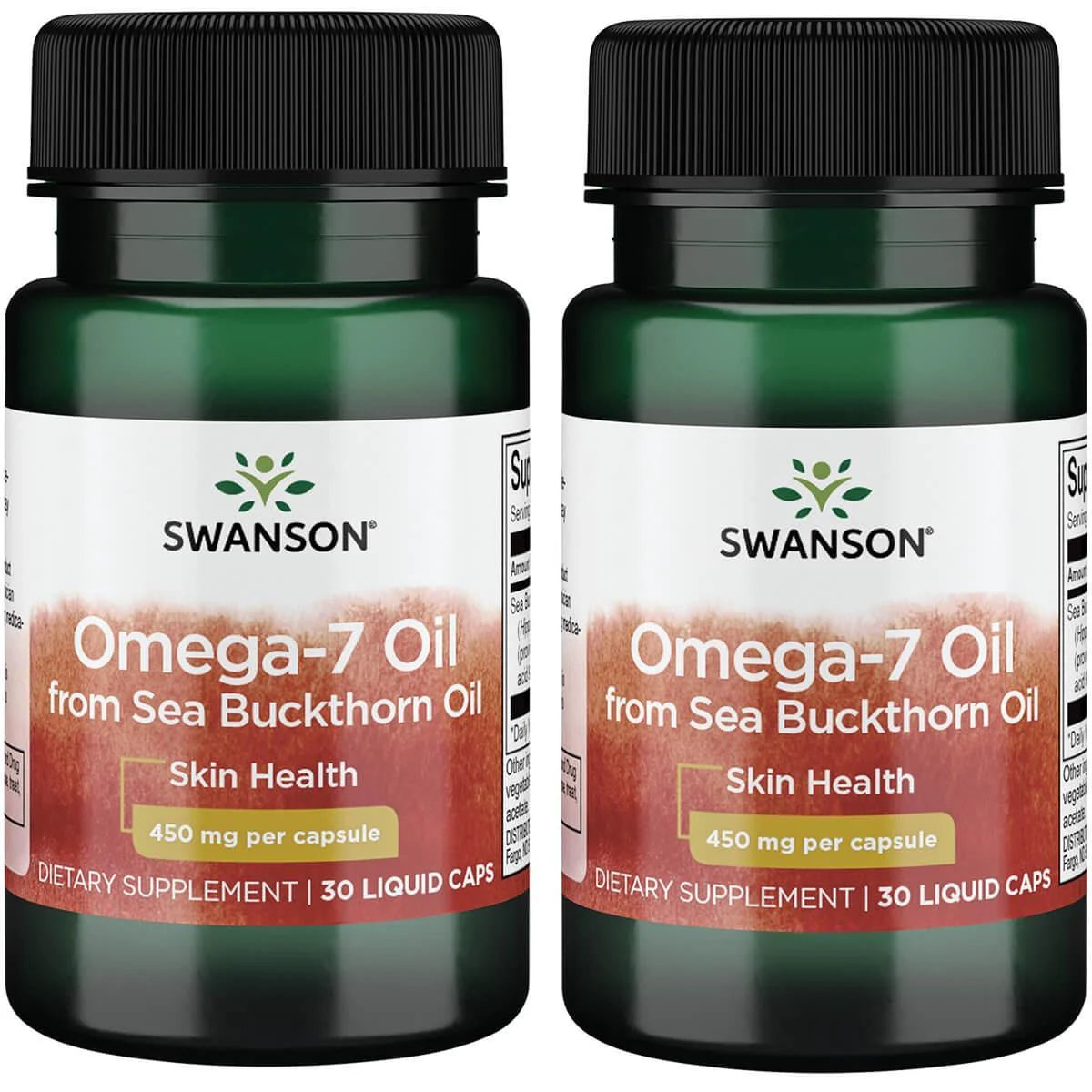 Omega-7 Oil from Sea Buckthorn Oil 450 Mg 30 Liq Caps 2 Pack