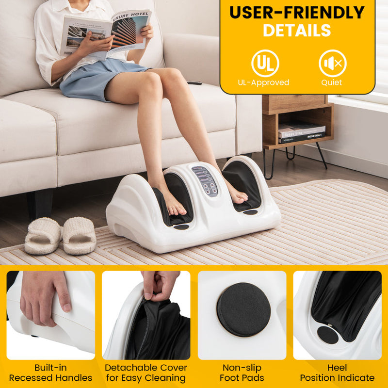 Therapeutic Shiatsu Foot Massager with High Intensity Rollers