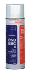 Diversey End Bac II Surface Disinfectant Quaternary Based Aerosol Spray Liquid 15 oz. Can Unscented NonSterile