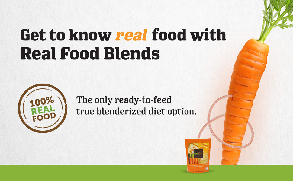 Tube Feeding Formula Real Food Blends Turkey / Sweet Potatoes / Peaches Flavor Liquid 9.4 oz. Pouch,Packaging Type- Each