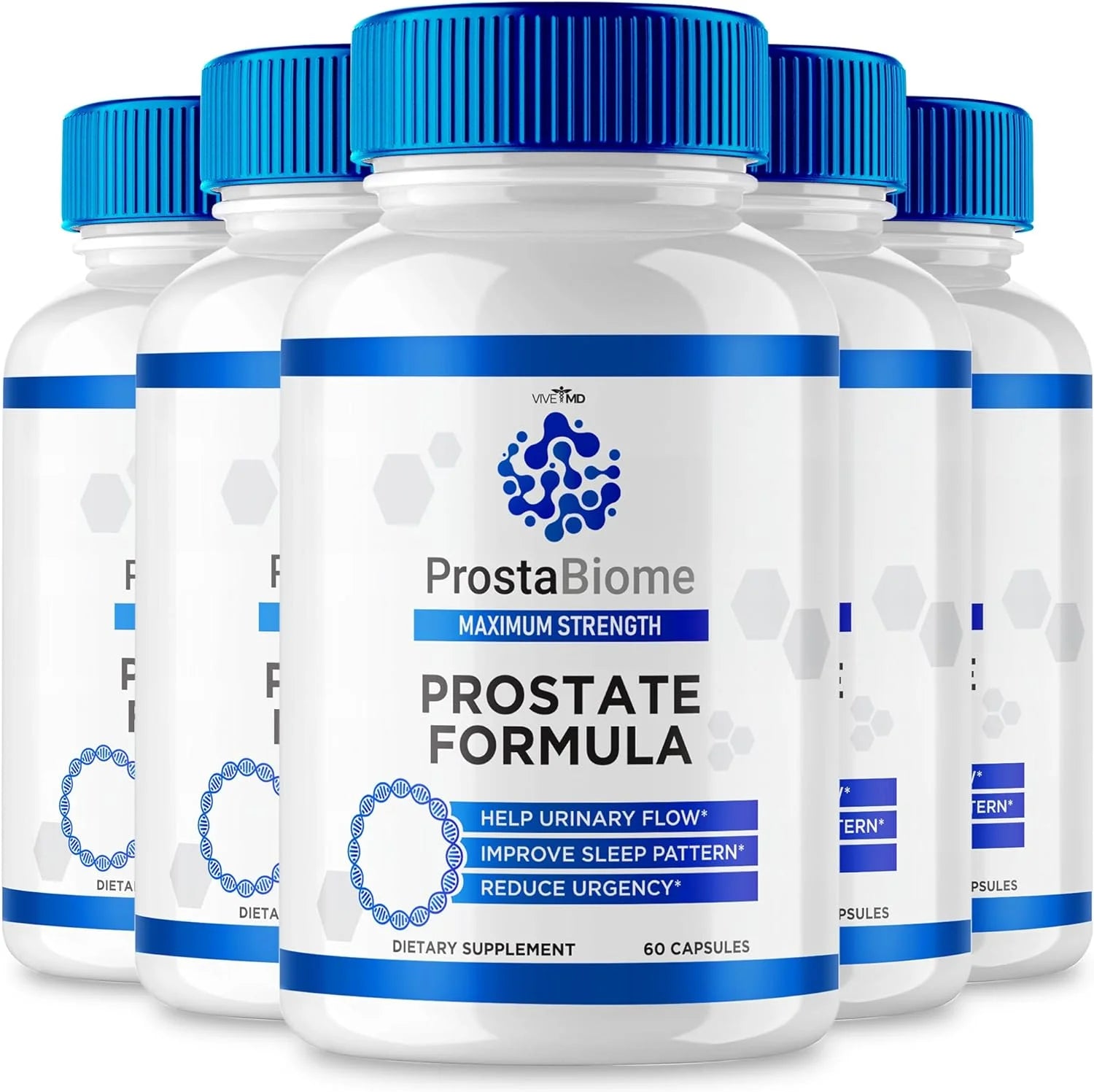 Prosta Biome Capsules Prostate Supplements for Men, Prosta Biome Prostate Support Supplement for Men'S Health, Maximum Strength Prostabiome Pills with Shilajit and MCT Oil Prostabiome Reviews (5 Pack)