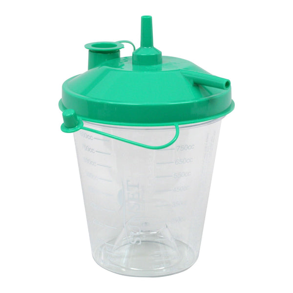 Suction Canister 800 mL Sealing Lid, Packaging Type- Case Default Title