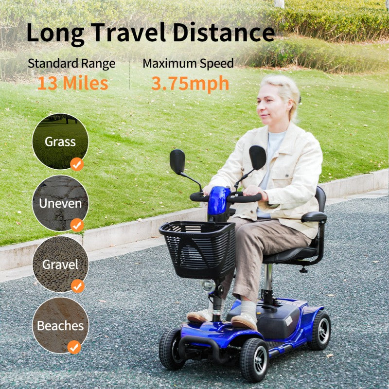 D41 Explorer-Swift Compact Lightweight Mobility Scooter - for Seniors