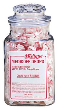 Cold and Cough Relief Medikoff 7.6 mg Strength Lozenge 72 per Box, Packaging Type- Box