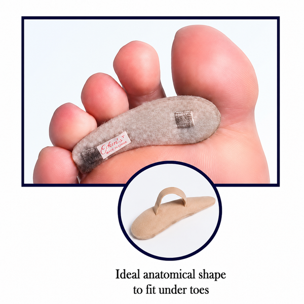 Toe Crest Right Large Pk/3