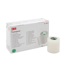Medical Tape 3M Transpore Transparent 1/2 Inch X 10 Yard Plastic NonSterile - 2 inch x 10 yd (Case)