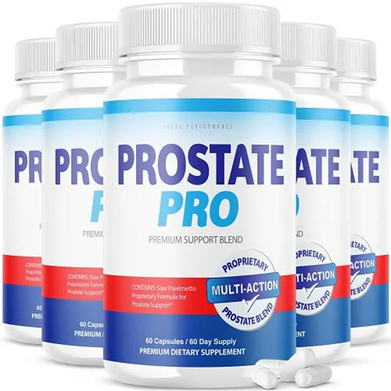 Prostate Pro Supplement for Men Advanced Prostate Health Support Pills (5 Pack - 300 Capsules)