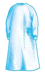 Surgical Gown with Towel SmartGown 2X-Large Blue Sterile AAMI Level 4 Disposable, Packaging Type- Case