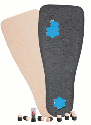 Insole Peg Assist EVA / Plastzote Foam / Poron Female 7 to 9 / Male 6 to 8