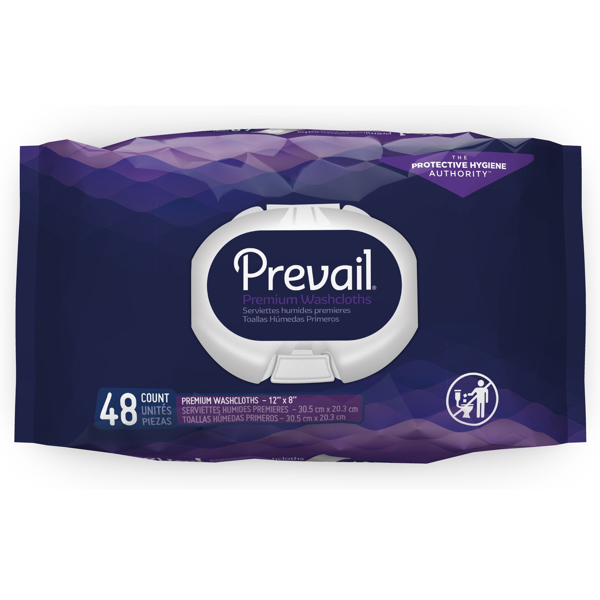 Personal Cleansing Wipe Prevail Soft Pack Scented 48 Count, Packaging Type- Case