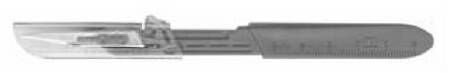 Safety Scalpel Bard-Parker Conventional No. 11 Stainless Steel / Plastic Nonslip Grip Handle with Centimeter Scale Sterile Disposable, Packaging Type- Box Default Title