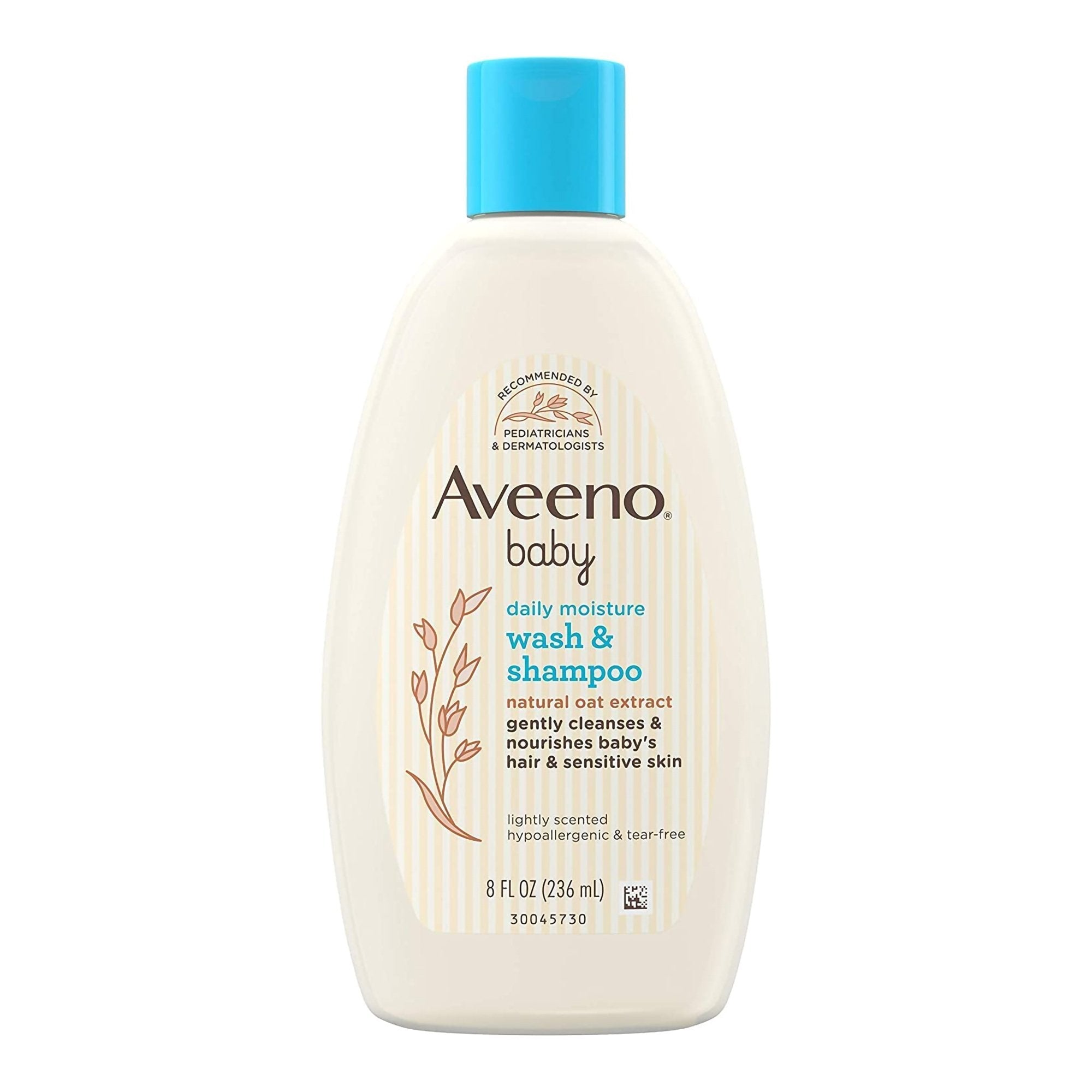 Baby Shampoo and Body Wash Aveeno Baby 8 oz. Flip Top Bottle Light Scent