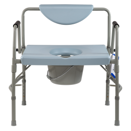 bariatric drop arm commode