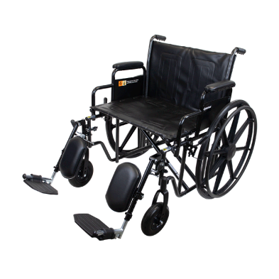 bariatric wheelchair 24 x 18 w desk arm elevating leg r