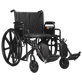 bariatric wheelchair 24 x 18 w desk arm elevating leg r