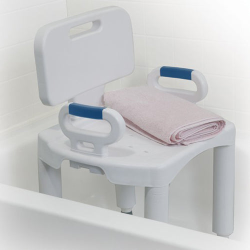 Bath Bench  Premium Series With Back And Arms   All Care Store